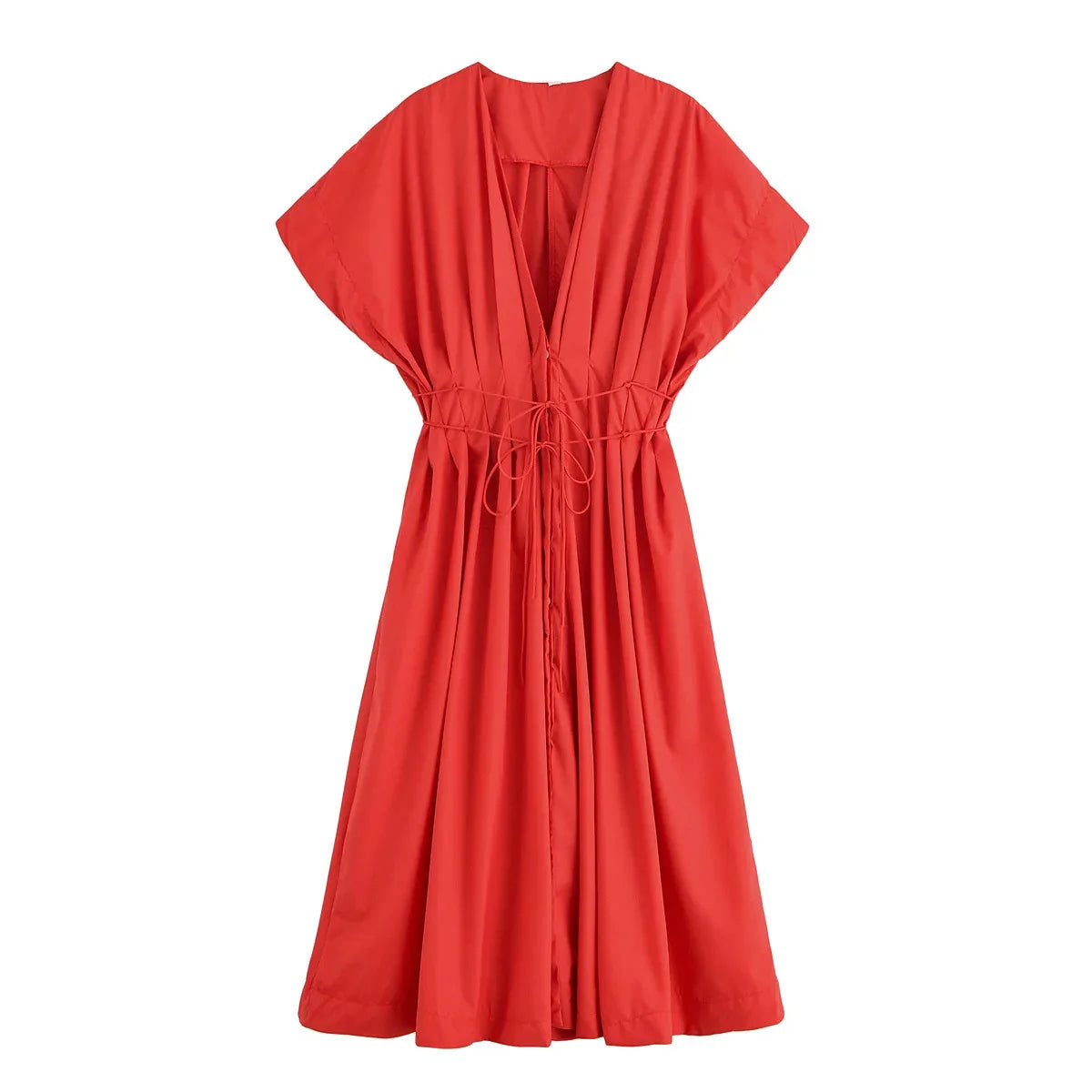 Aurelia V-Neck Midi Dress