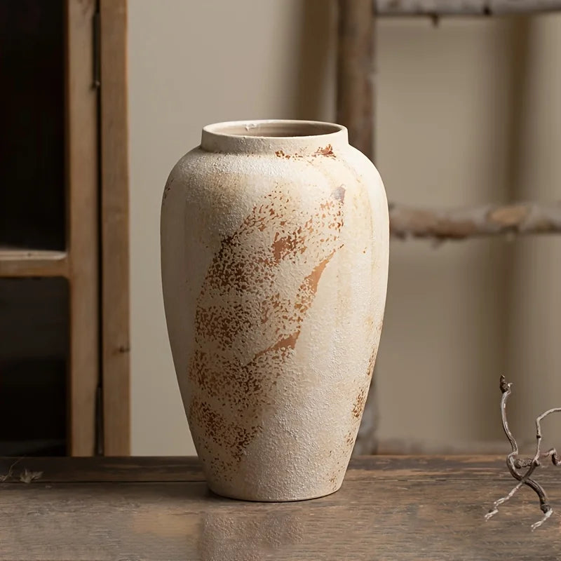 Ivory Bloom Vintage Planter