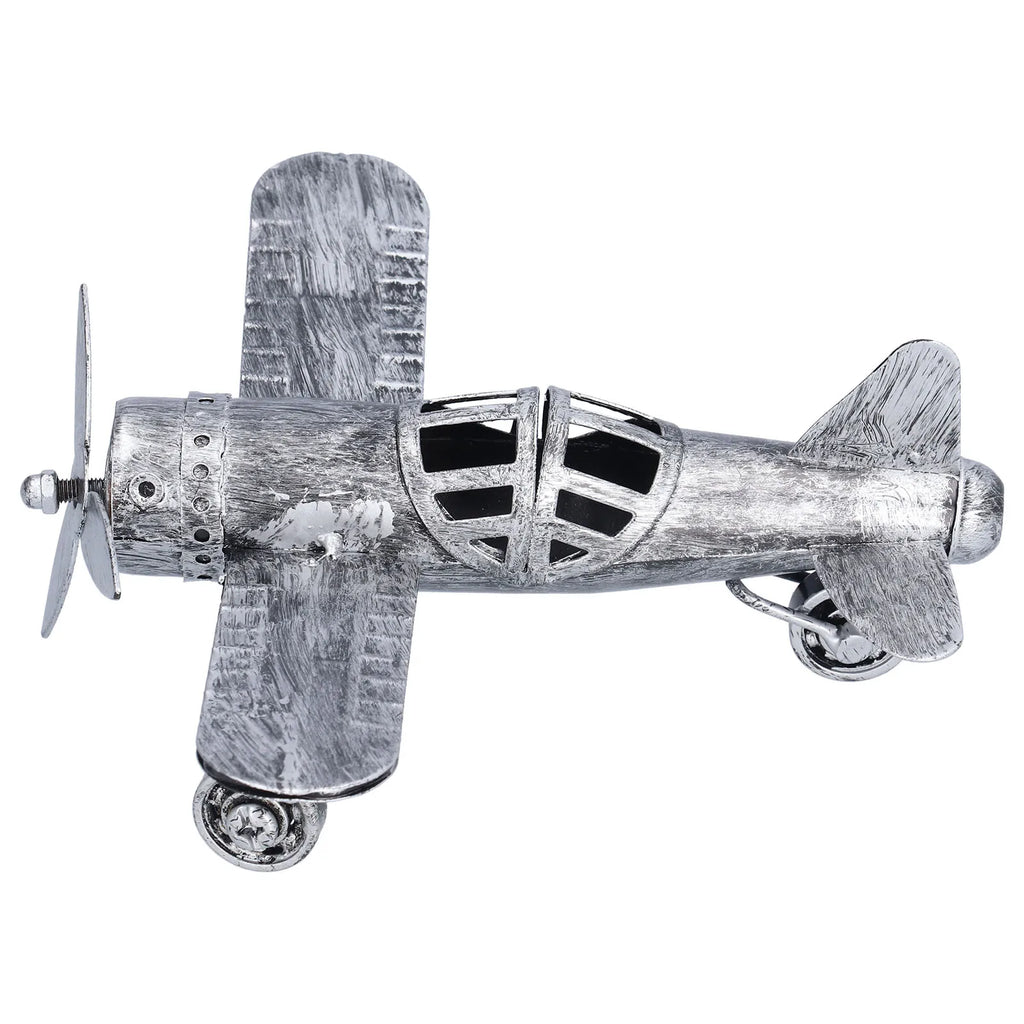 Sky Voyager Vintage Airplane Sculpture