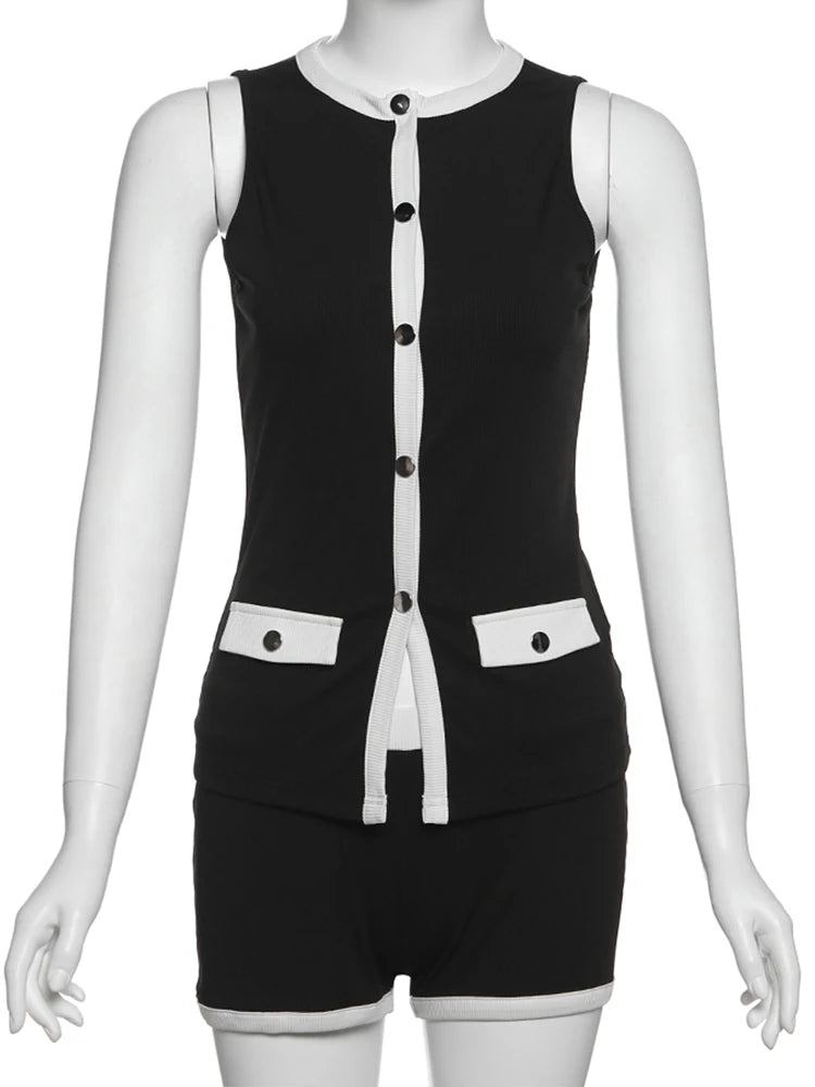 Urban Ribbed Patchwork Set