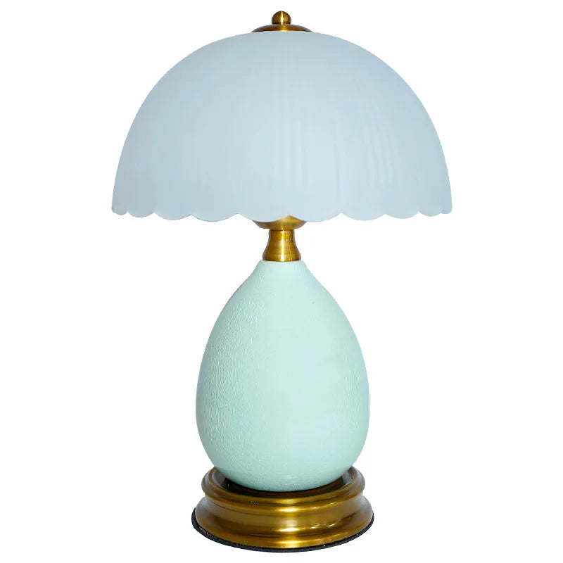 Nordic Retro Ice Crack Desk Lamp High-end Bedroom Bedside Lamp Dormitory Desk Study American Desk Lamp Light Luxury Creativity