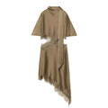 Scarf Collar Dress