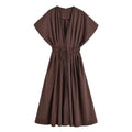 Aurelia V-Neck Midi Dress