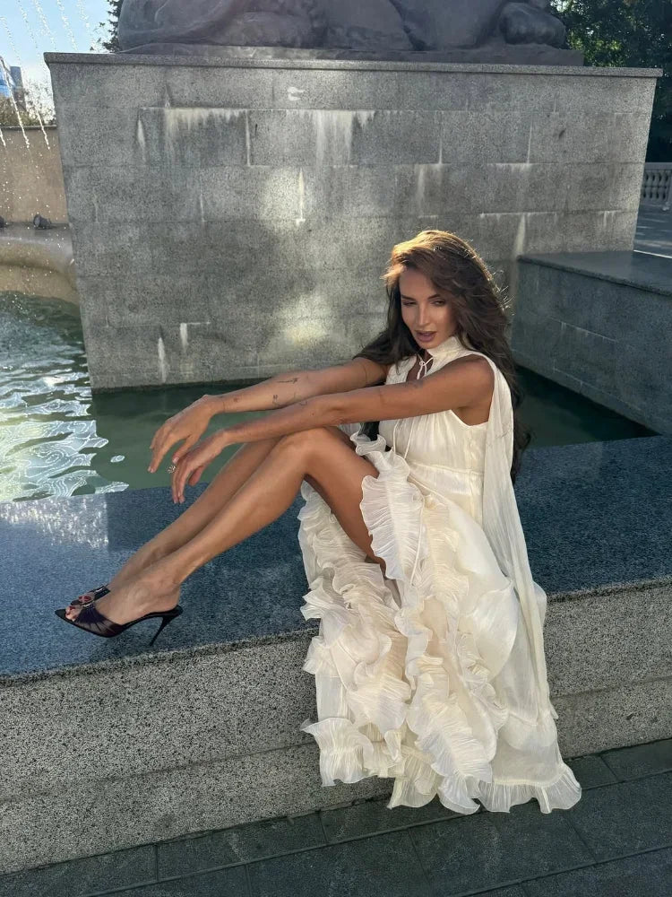 LIVANKA Chic Cascade Dress