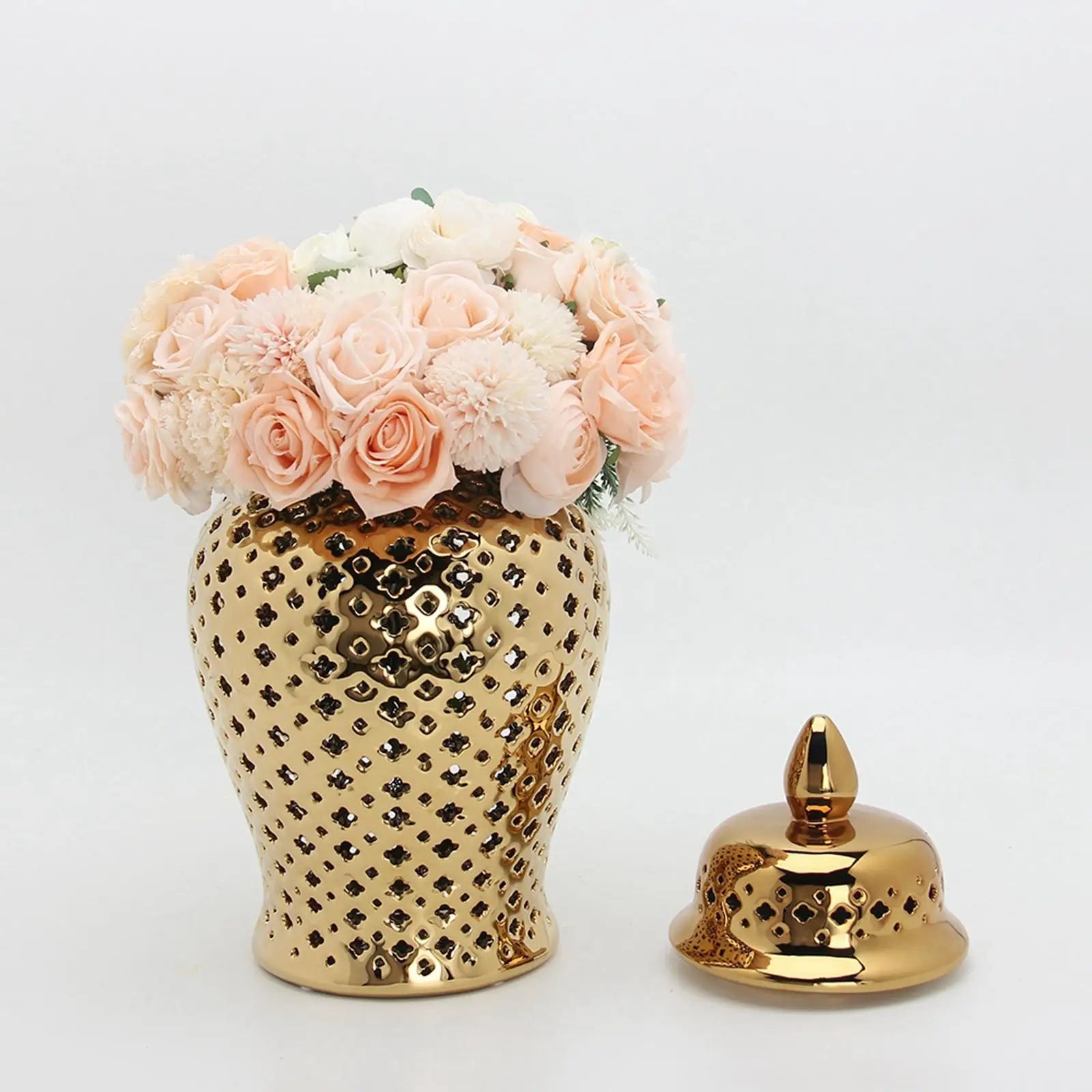 Celadon Bloom Porcelain Vase