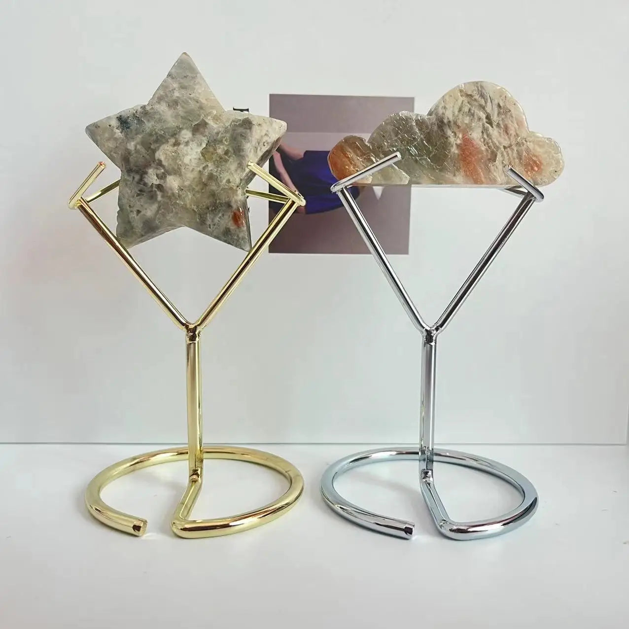 Crystal Elegance Metal Stand
