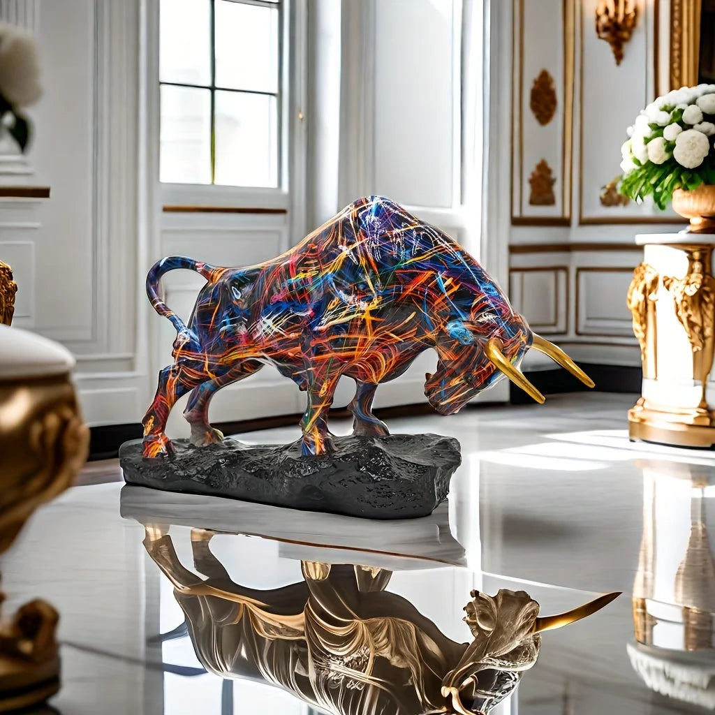 Wall Street Bronze Bull Sculpture