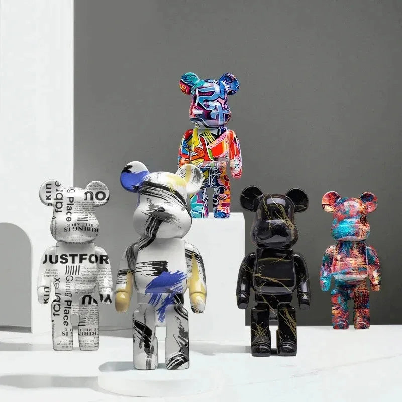 Graffiti Bear Figurine