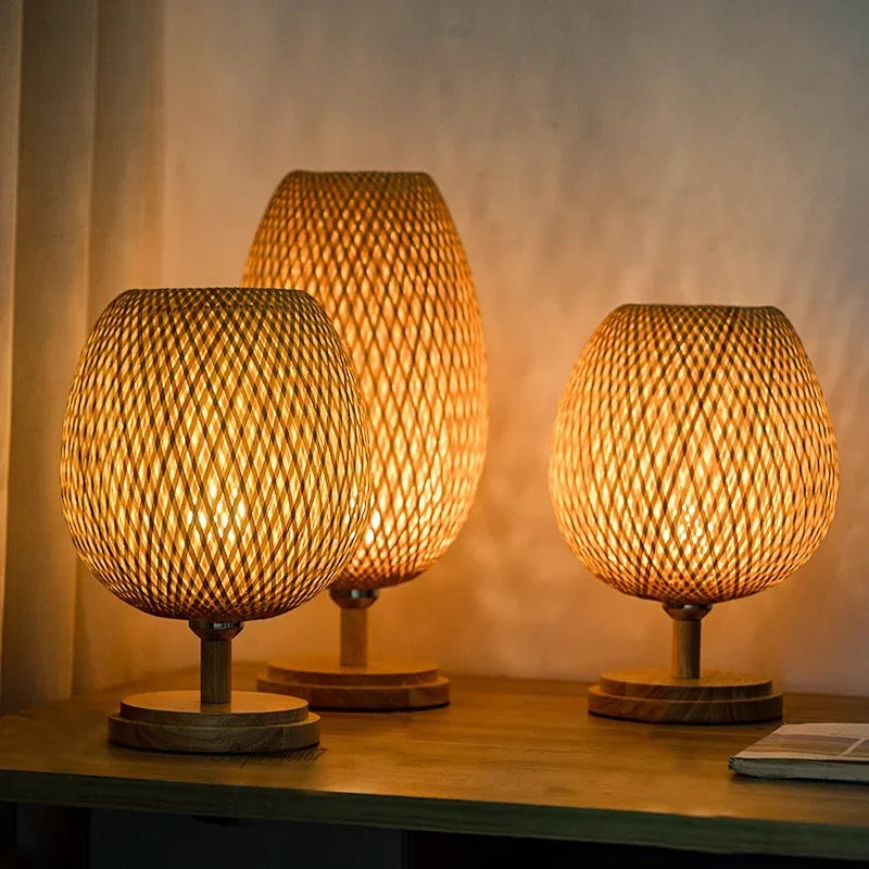 Bamboo Glow Aura Lamp