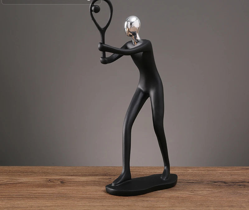 Athletic Grace Resin Sculpture Set