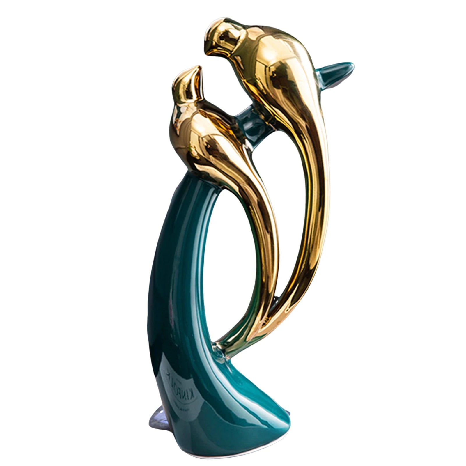 Nordic Lovebirds Ceramic Sculpture