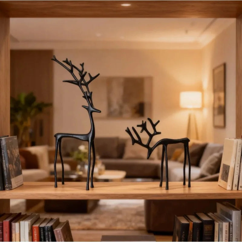 Nordic Deer Elegance Statue