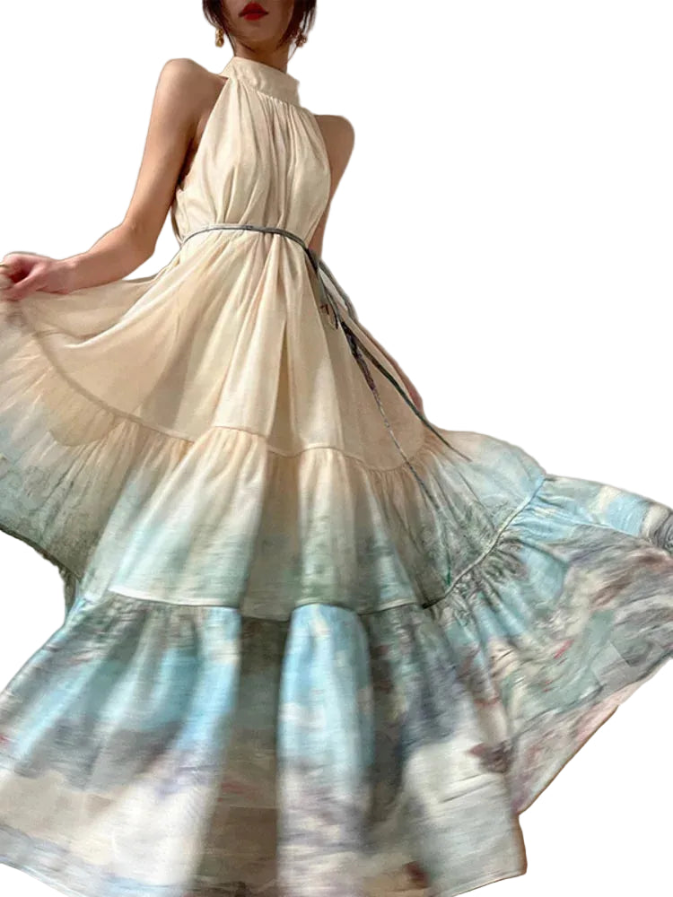 Women Sexy Elegant Bohemian Beach Party Dress Summer