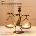 Golden Elegance Candle Holder