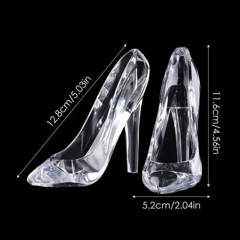 Crystal Elegance Acrylic Heel Décor