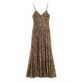 Vintage Leopard Print Sling Dress