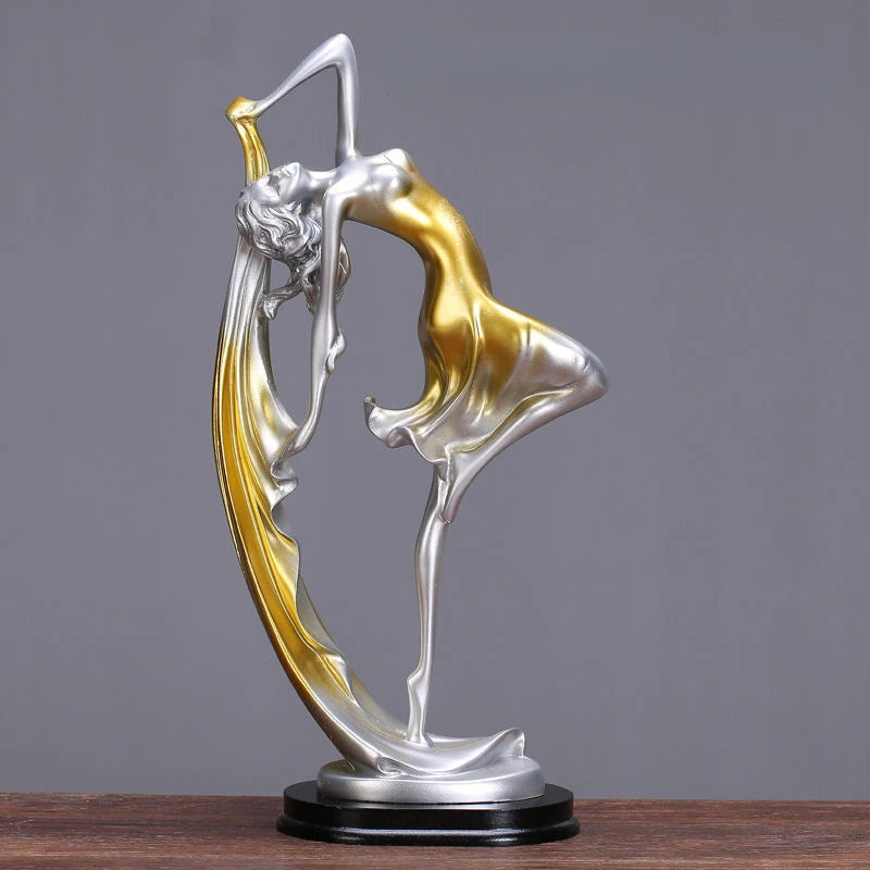 Graceful Waltz Lady Sculpture