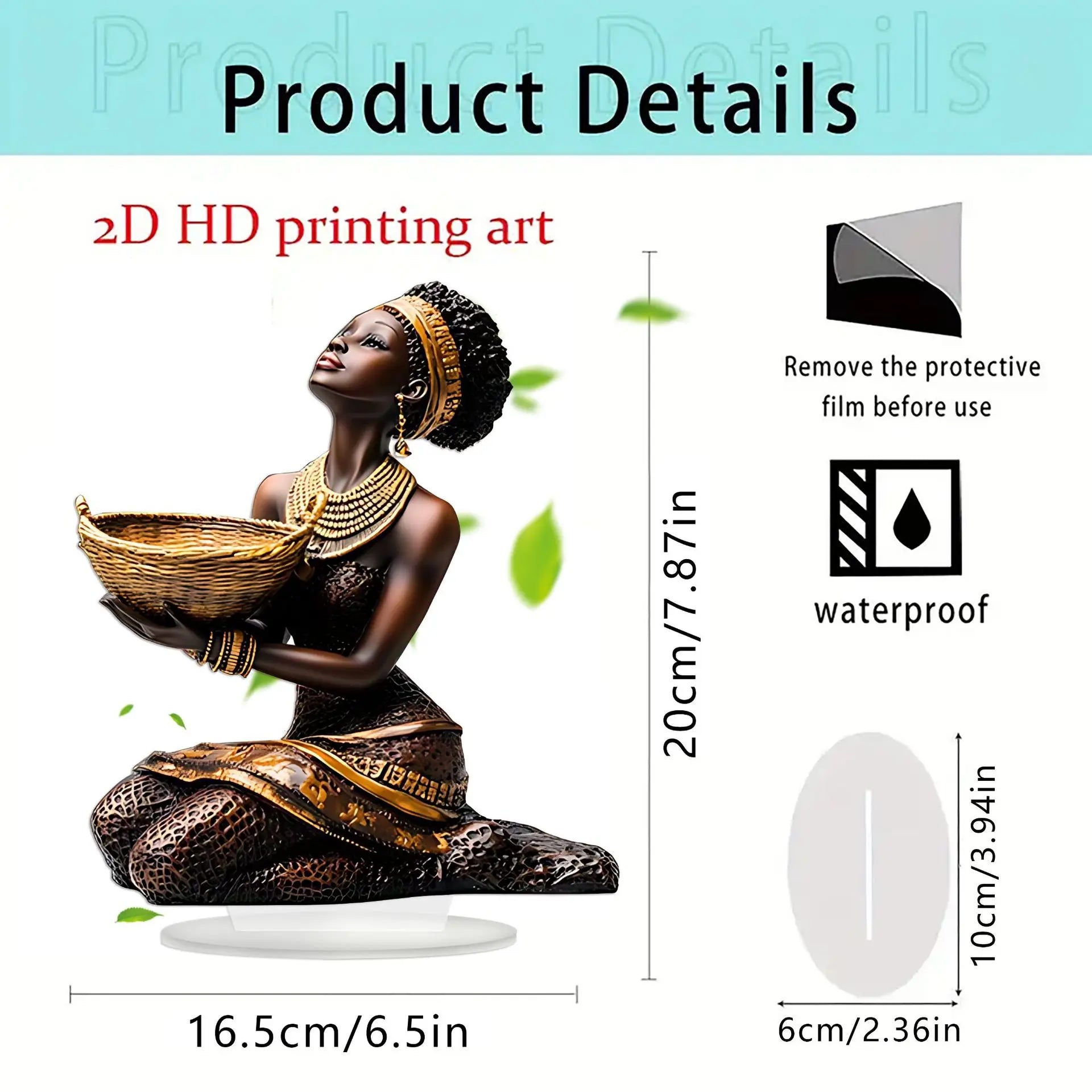 Heritage Grace Acrylic Pendant Dress Ornament
