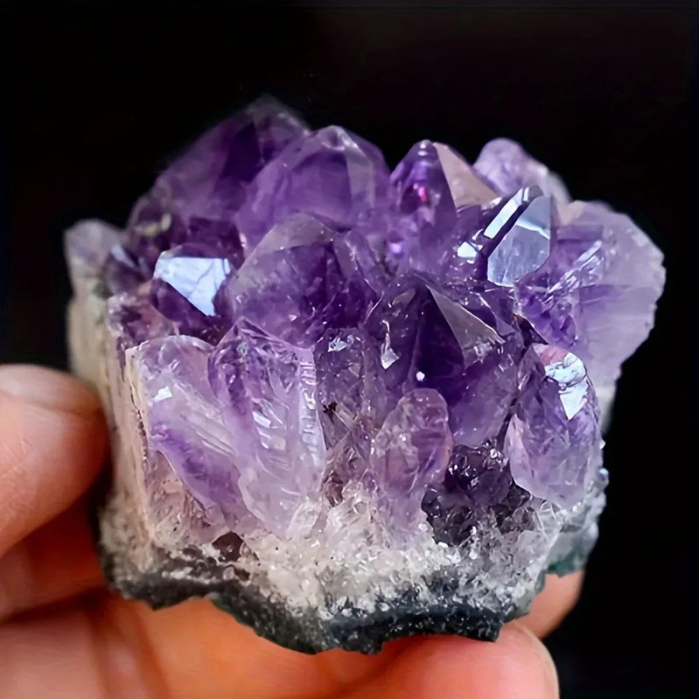 Amethyst Aura Cluster