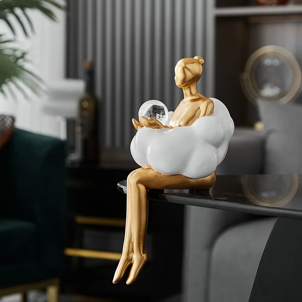 Celestial Cloud Muse Statue