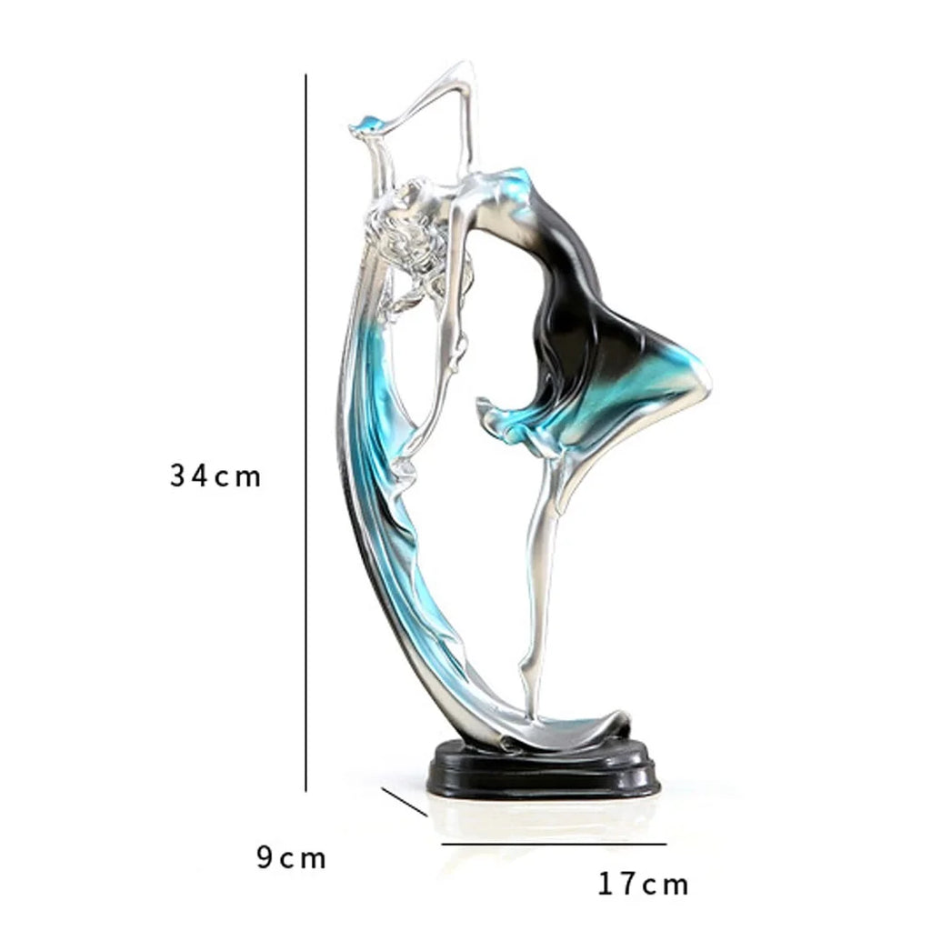 Graceful Waltz Lady Sculpture