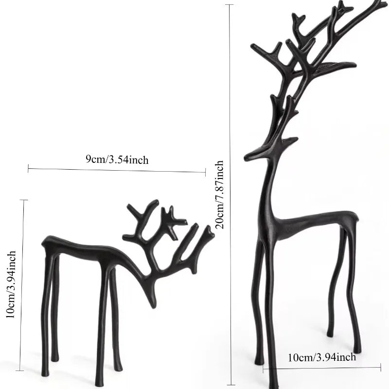 Nordic Deer Elegance Statue