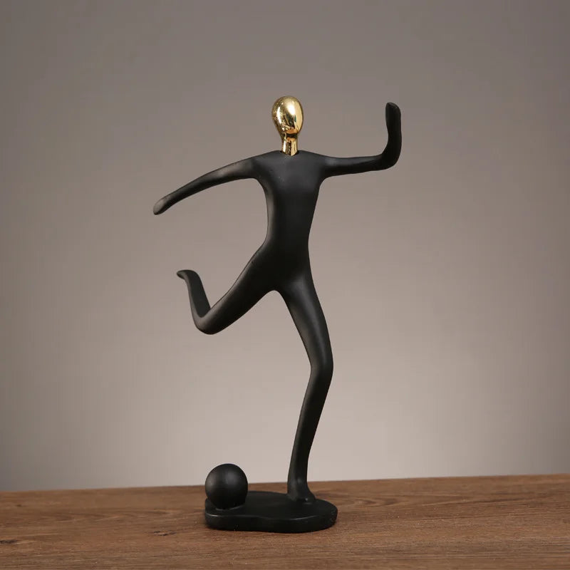 Athletic Grace Resin Sculpture Set