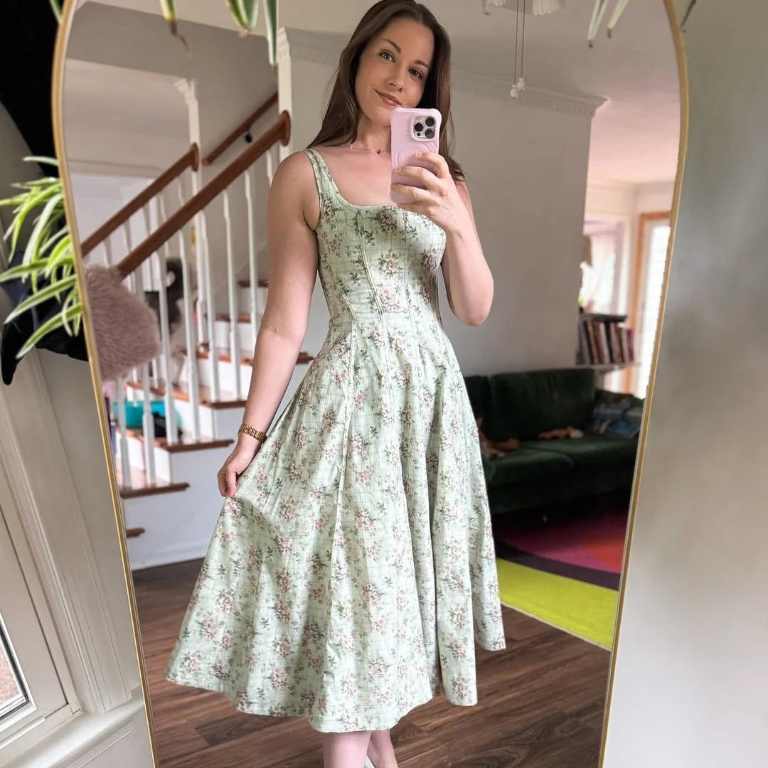 Elegant Blossom Midi