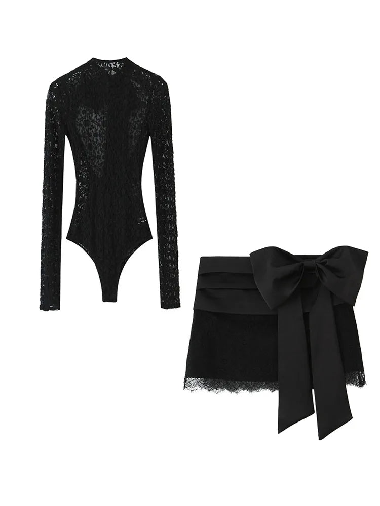 Aurora Black Lace Duo