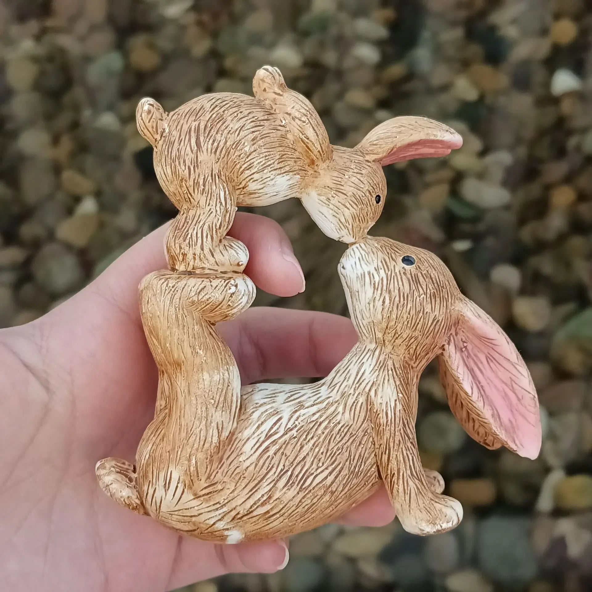 Eternal Bunny Kiss Statue