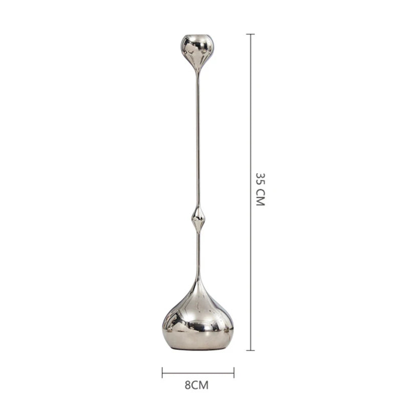 Lumière Silver Romance Candle Stand