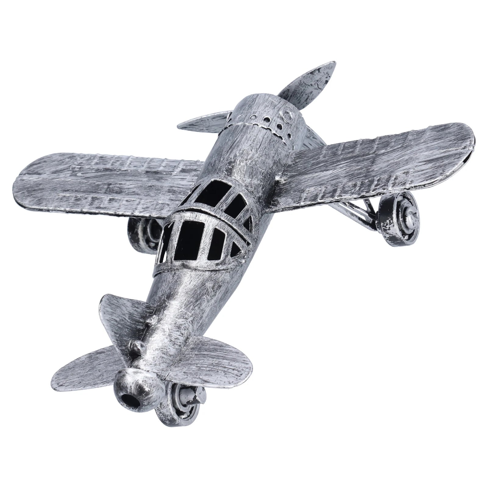 Sky Voyager Vintage Airplane Sculpture
