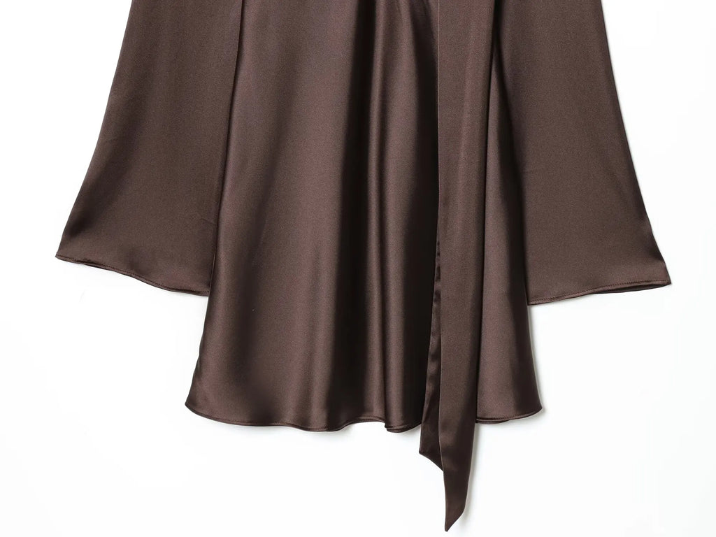 Satin Whisper Mini Dress