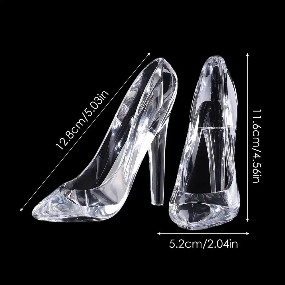 Crystal Elegance Acrylic Heel Décor