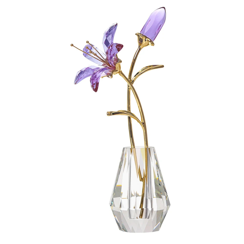 Amethyst Bloom Crystal Bouquet