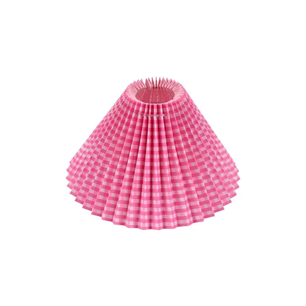Modern Pleated Lampshade Minimalist Washable Chandelier Cover DIY Retro Table Lamp Cover Pendant Indoor Lighting Accessories