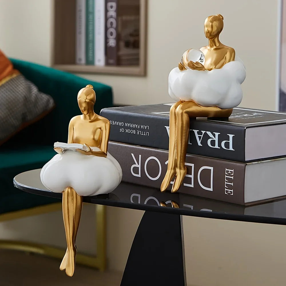 Celestial Cloud Muse Statue