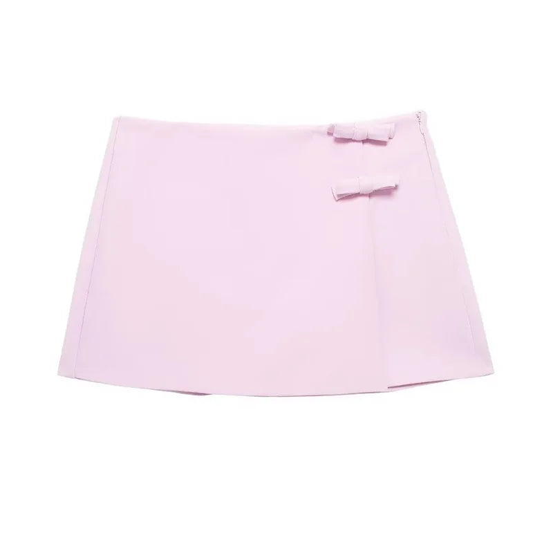 Blush Bow Backless Halter Top