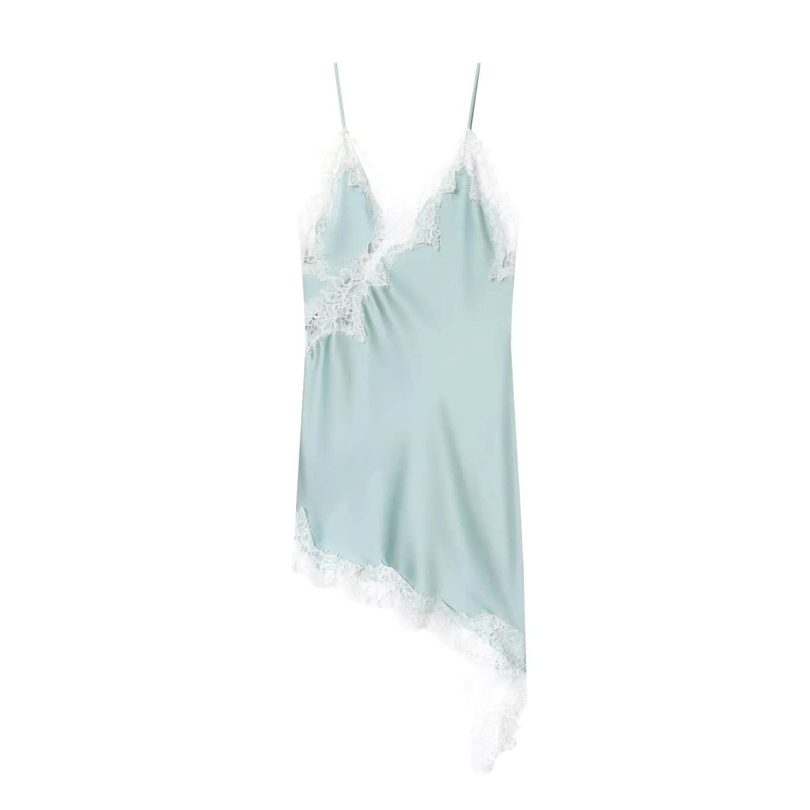 Luna Lace Satin Mini Dress