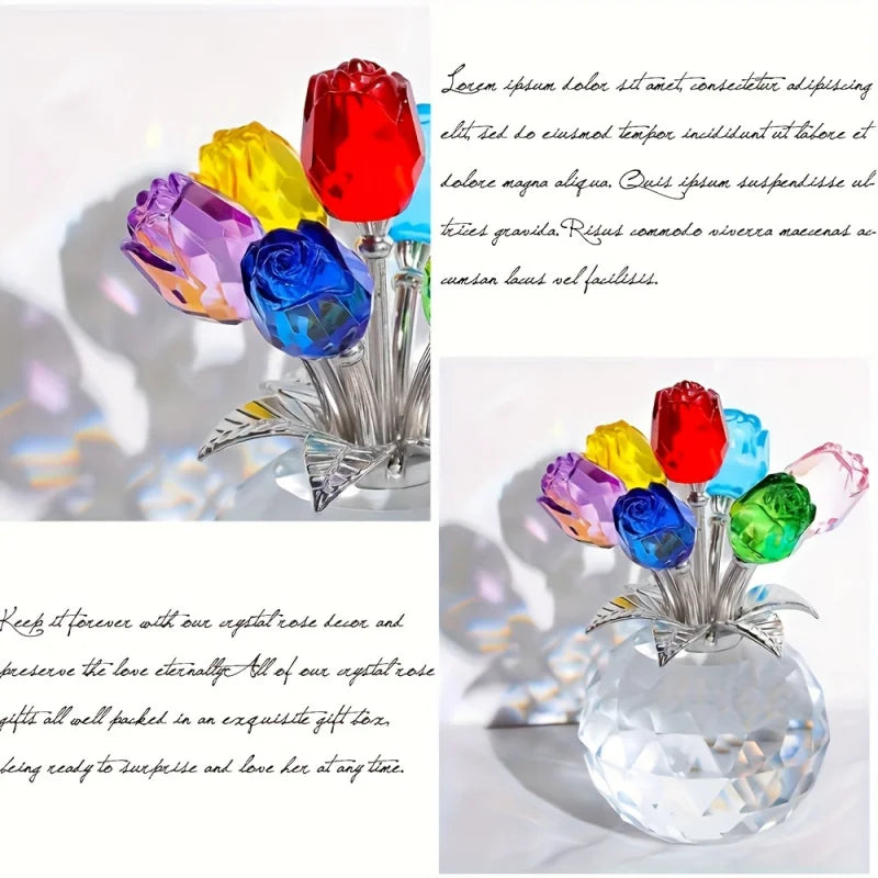 Eternal Bloom Crystal Rose Bouquet