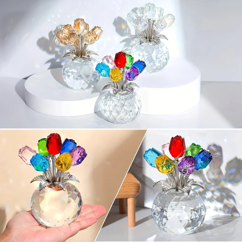 Eternal Bloom Crystal Rose Bouquet