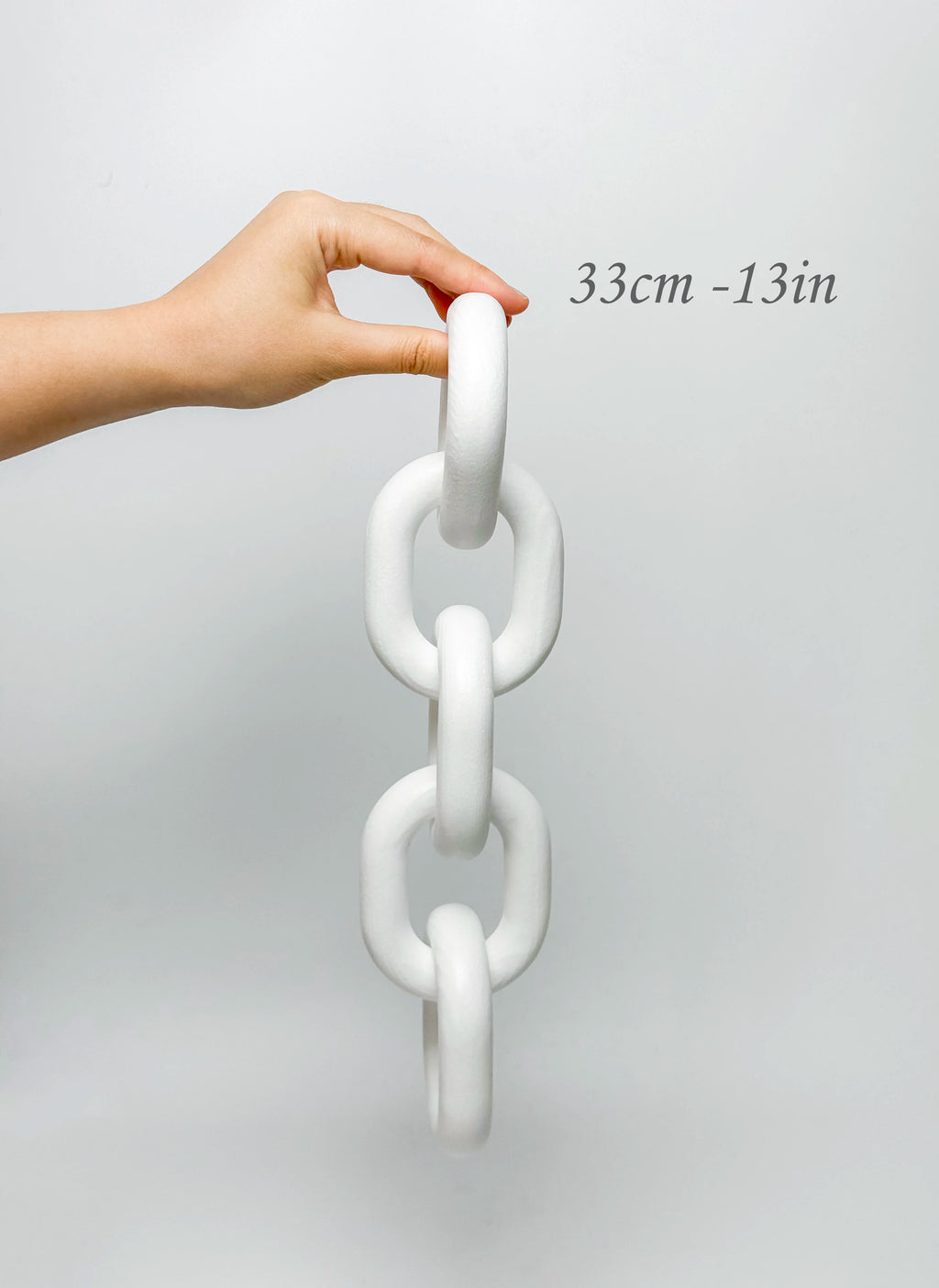Nordic Harmony Wooden Chain Sculpture