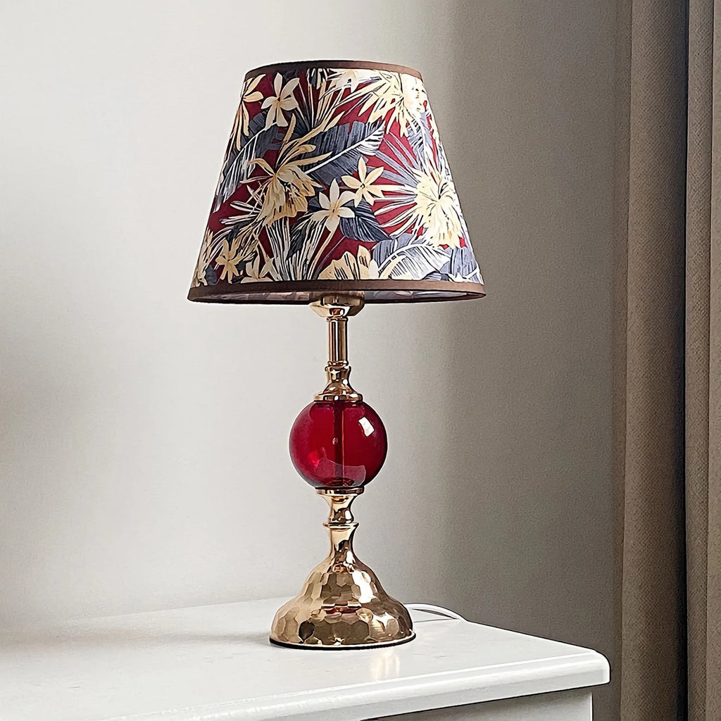 LumaAura Glass Table Lamp