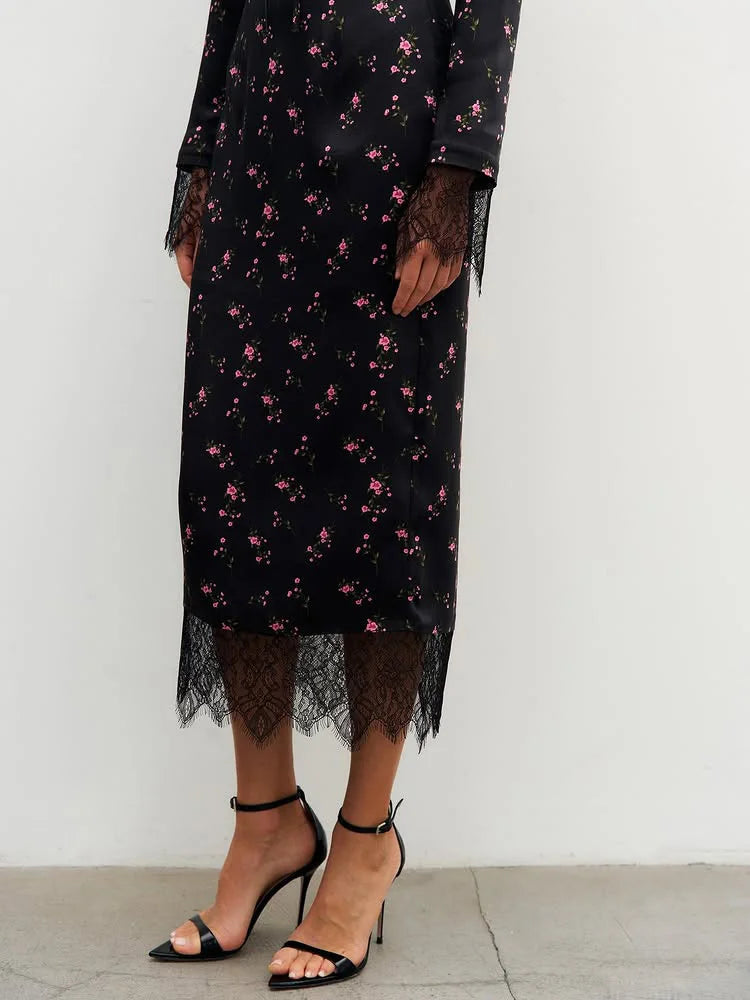 CNYISHE Prints Suits 2-Pieces(Tops+Skirts)