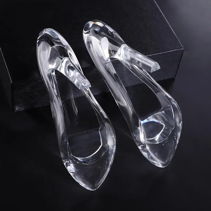 Crystal Elegance Acrylic Heel Décor