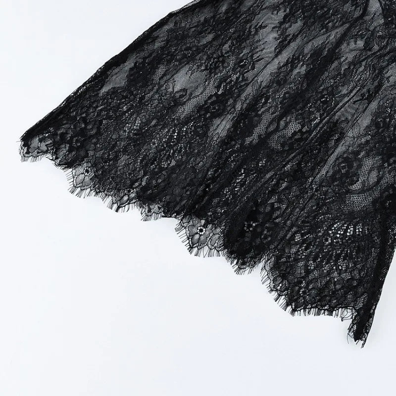 Midnight Muse Sheer Dress