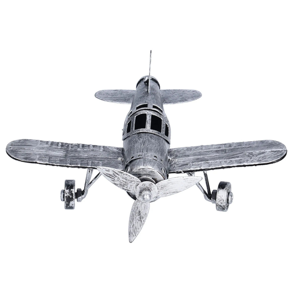 Sky Voyager Vintage Airplane Sculpture