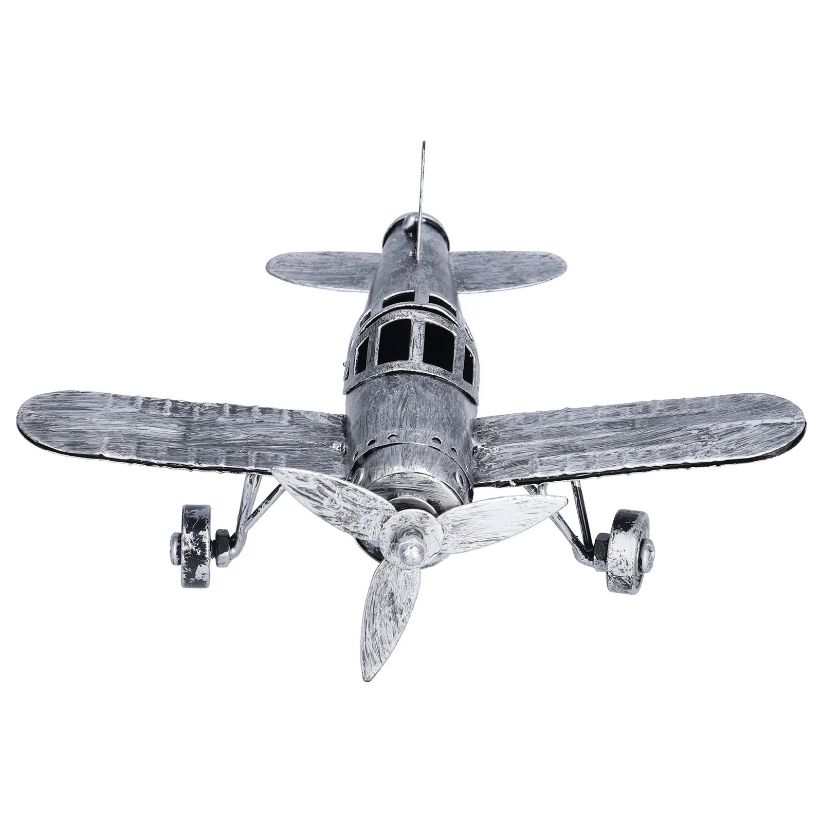 Sky Voyager Vintage Airplane Sculpture