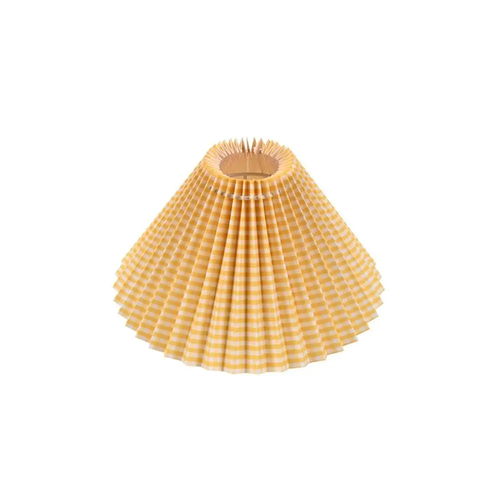 Modern Pleated Lampshade Minimalist Washable Chandelier Cover DIY Retro Table Lamp Cover Pendant Indoor Lighting Accessories