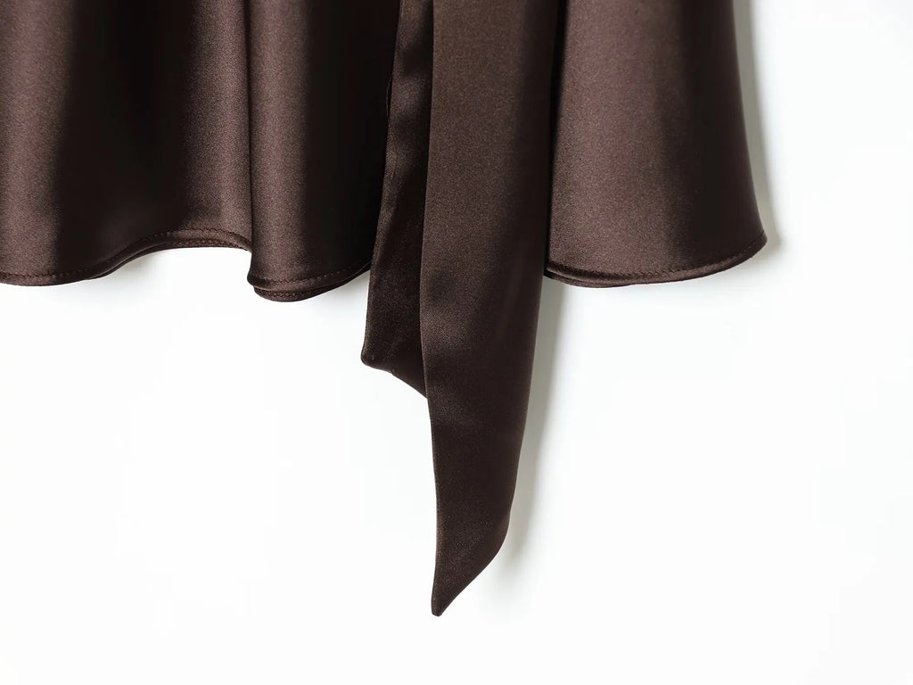 Satin Whisper Mini Dress